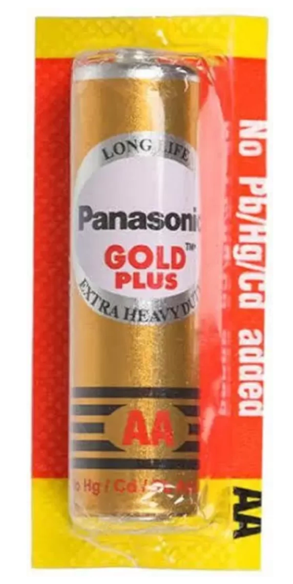 Panasonic Gold Plus AA Batteries, 2pcs