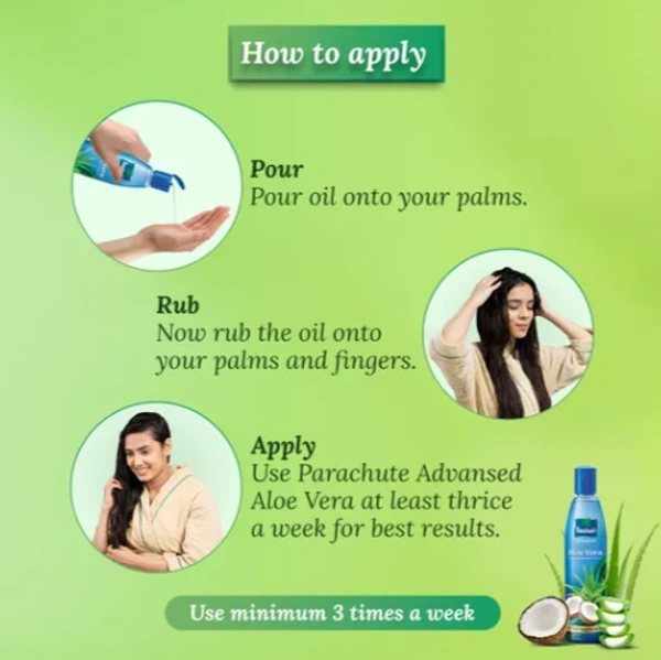 Parachute Advanced Aloe Vera Enriched Coconut Hair Oil-400gm