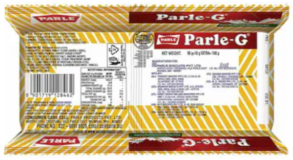Parle G Original Gluco Biscuits - 100gm