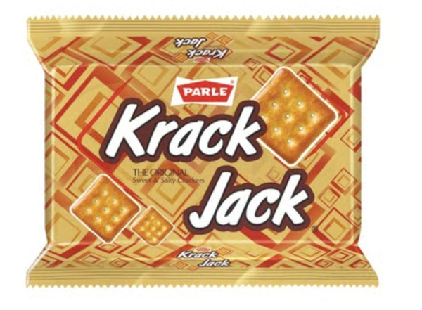Parle Krack Jack Biscuits, Sweet & Salty Crackers - 69gm