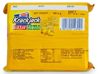 Parle KrackJack Butter Masala, Sprinkled Cracker Biscuit - 102gm