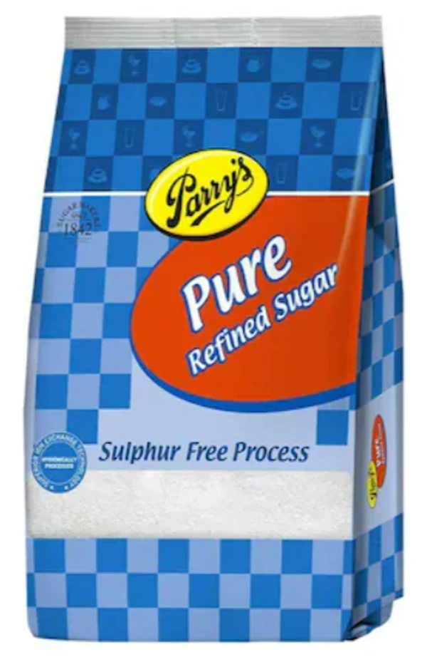 Parrys Pure Refined Sugar, Sulphur Free Process-1kg