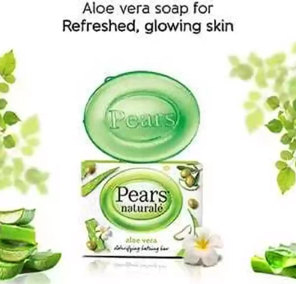 Pears Natural Detoxifying Bathing Bar, Aloe Vera - 100gm