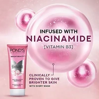 Ponds Skin Institute Bright Beauty, Anti Dullness Facewash-100gm