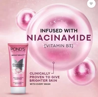 Ponds Skin Institute Bright Beauty, Anti Dullness Facewash-50gm