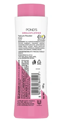 Ponds Dream Flower Fragrant Talcum Powder, Pink Lily-100gm