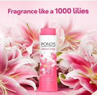 Ponds Dream Flower Fragrant Talcum Powder, Pink Lily-100gm
