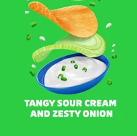 Pringles Sour Cream & Onion Flavour - 107gm