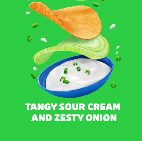 Pringles Sour Cream & Onion Flavour - 107gm
