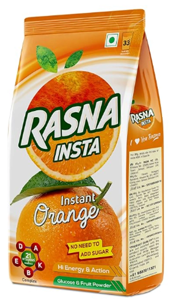 Rasna Insta, Instant Orange - 750gm