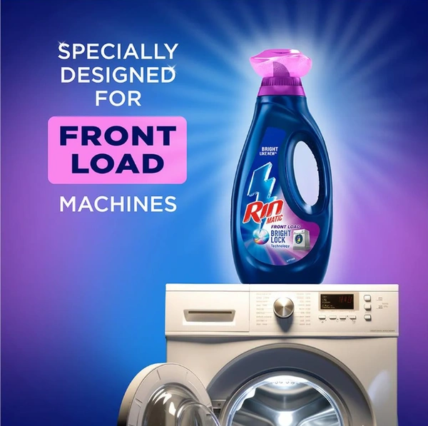 Rin Matic Bright Lock Technology, Front Load - 850ml