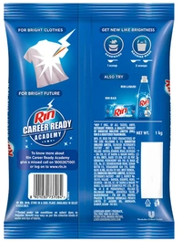 Rin Detergent Powder,Bright Like New,Original-1kg