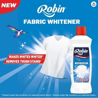 Robin Fabric whitener, Instant Whiteness-200ml