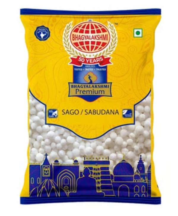 Sri Bhagyalakshmi Premium Sabudana / Sabakki / Sago - 500gm