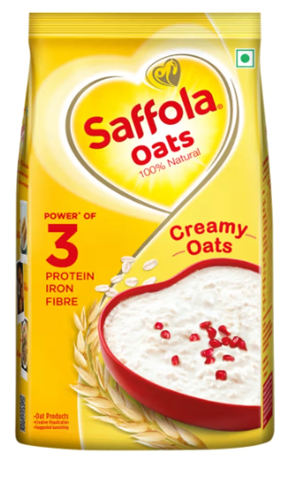 Saffola Oats 100% Natural, Creamy Oats-200gm
