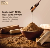 Santoor Royal Sandal Soap enriched with 100% Sandalwood Oil - 75gm
