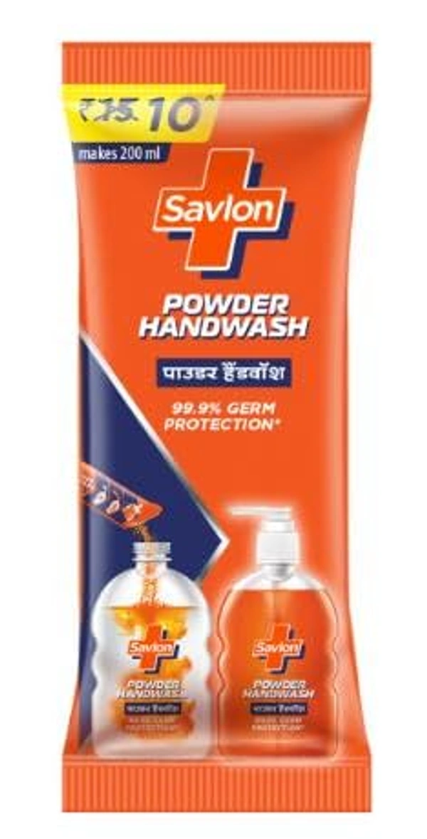Savlon Powder HandWash,(Pack of 2) - 2x8gm