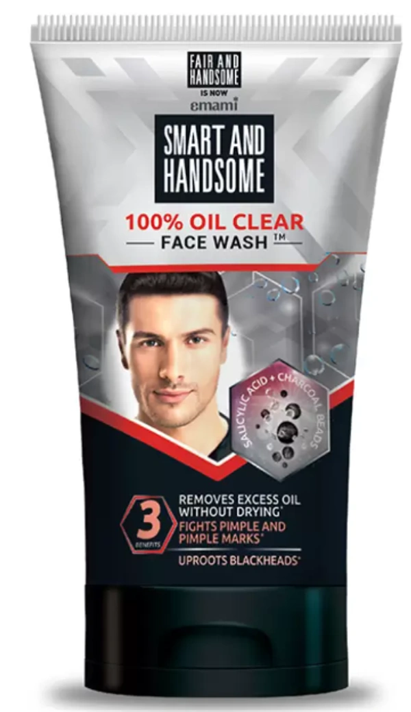 Fair And Handsome 100% Oil Clear Facewash - 100gm