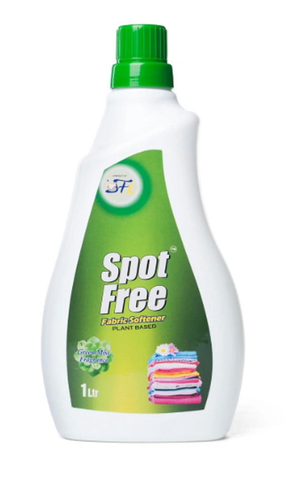Spot Free Fabric Softener Plant Based, Green Mist Fragrance - 1ltr