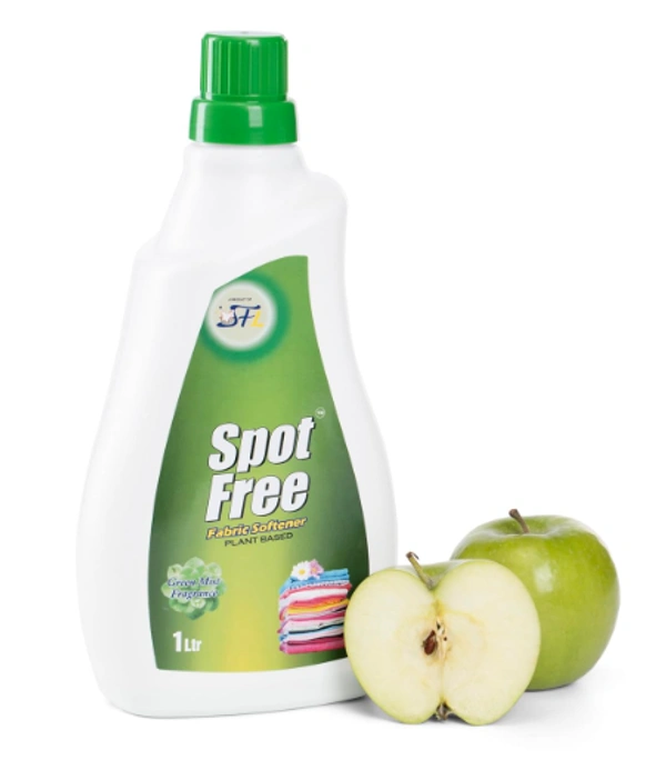 Spot Free Fabric Softener Plant Based, Green Mist Fragrance - 1ltr