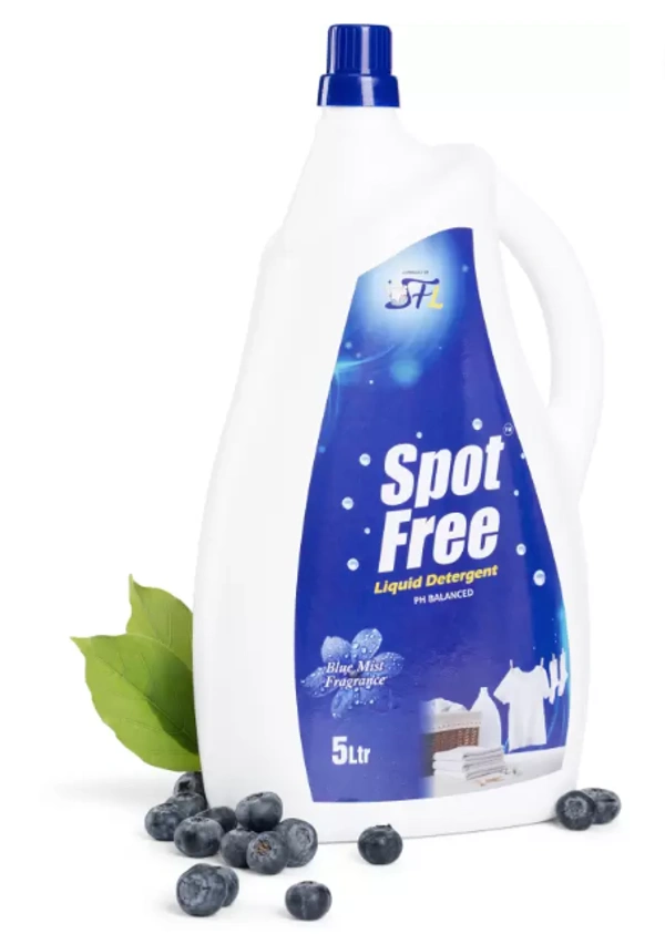 Spot Free Liquid Detergent,Top Load & Front Load, PH Balanced - 5ltr