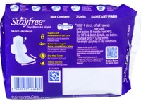Stayfree Dry-Max All Nights Ultra-Dry, XXL-7Units