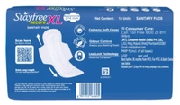 Stayfree Secure XL,Cotton Comfort-18Units