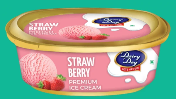 Dairy Day Strawberry Premium Ice Cream Tub-500ml