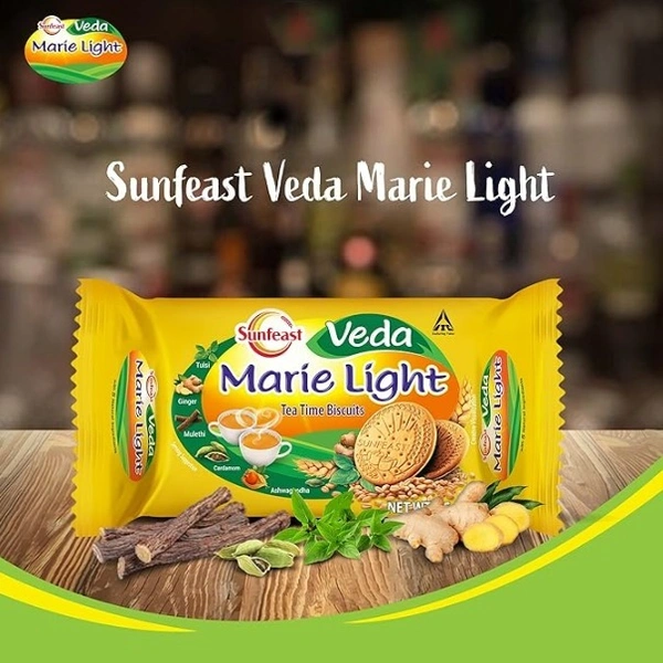 Sunfeast Marie Light Veda Biscuits-62.5gm