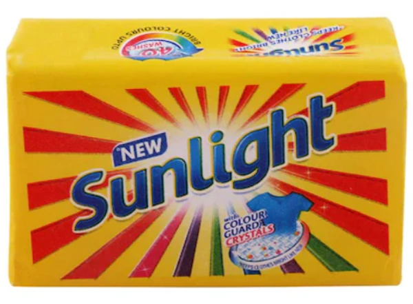 Sunlight  Detergent Soap Bar, Keeps clothes bright like new - 150gm