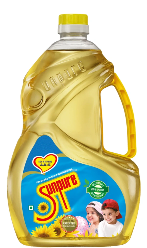 Sunpure Physically Refined sunflower oil-2ltr