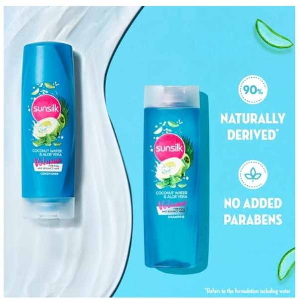Sunsilk Coconut Water & Aloe Vera,Volume for full & bouncy hair-195ml 