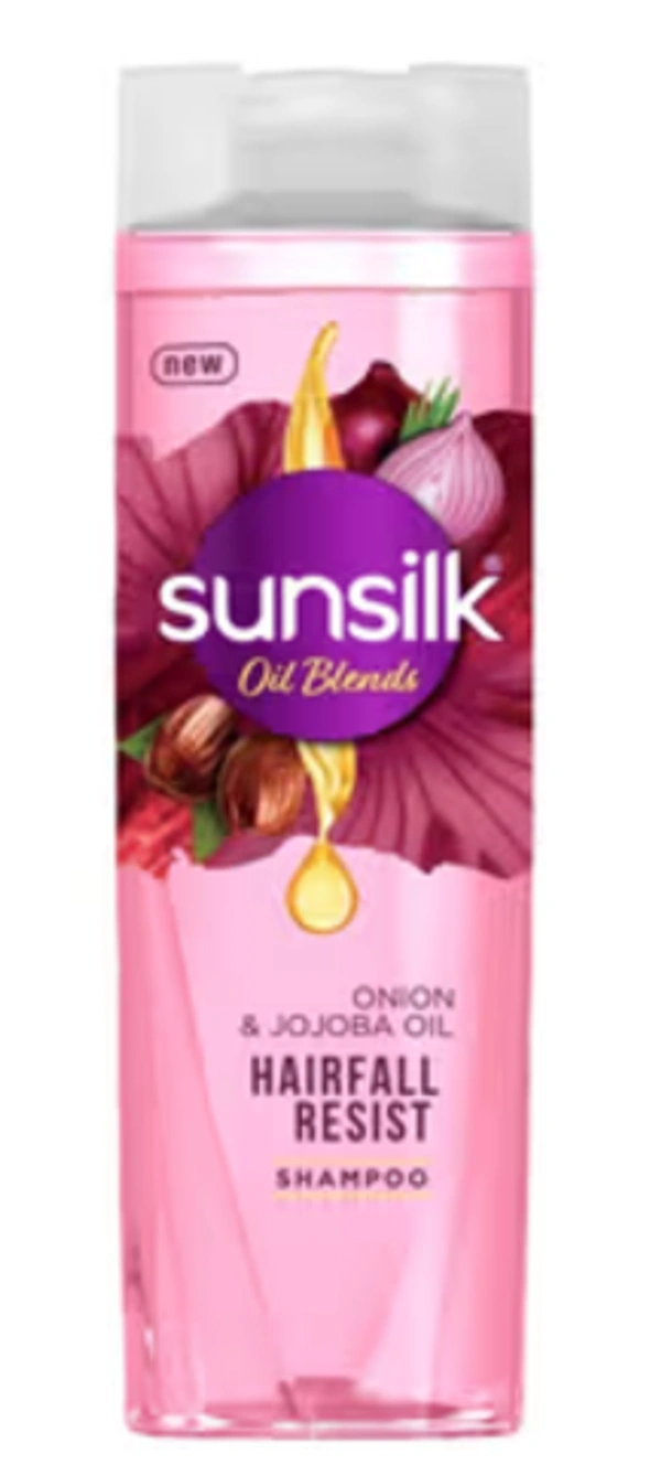 Sunsilk Oil Blends Onion & Jojoba Oil, Hair Fall Resisit Shampoo-195ml