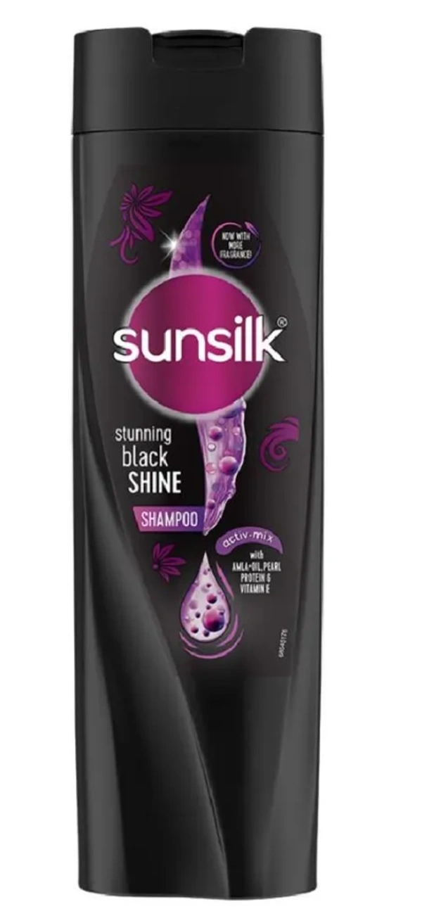 Sunsilk Stunning Black Shine Shampoo - 360ml