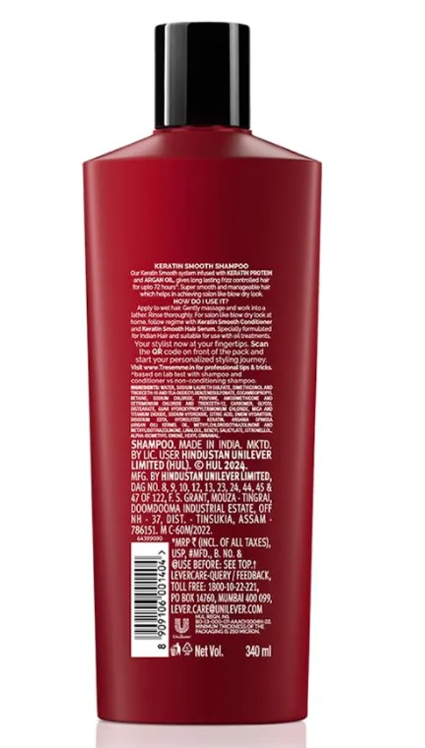 TRESemme Keratin Smooth,Professional Shampoo-340ml