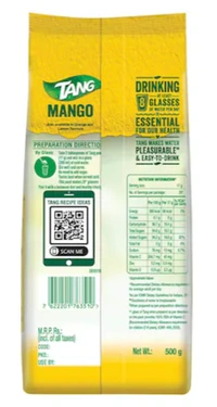 Tang Mango Instant Drink Mix, 500gm