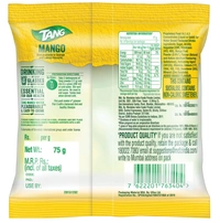Tang Instant Drink Mix, Added Mango Fruit Powder & Flavour - 75gm