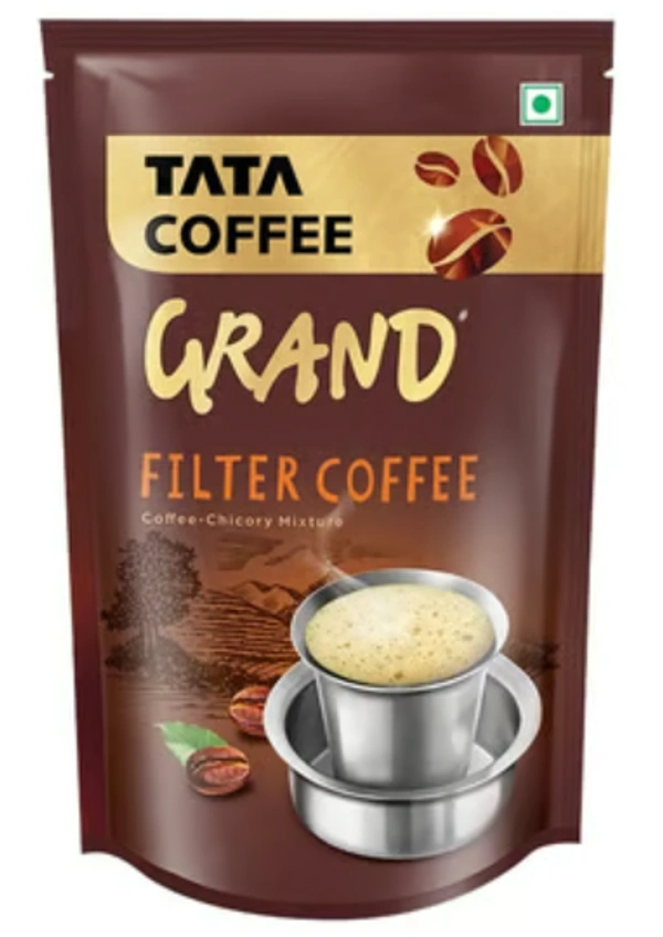 Tata Coffee Grand filter Coffee-500gm(Free Stainless Steel Dabra, worth 175/-)