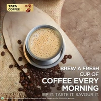 Tata Coffee Grand filter Coffee-500gm(Free Stainless Steel Dabra, worth 175/-)