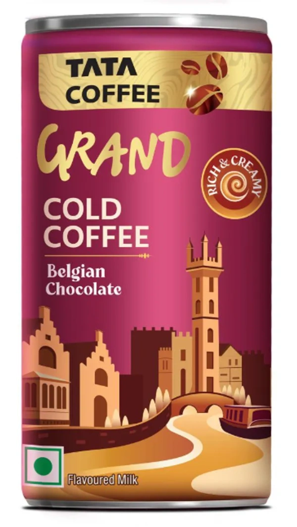 Tata Coffee Grand Cold Coffee, Belgian Chocolate - 180ml