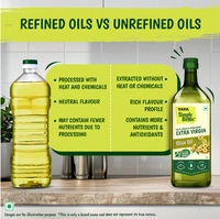 Tata Simply Better 100% Pure & Unrefined Extra Virgin Olive Oil - 1ltr