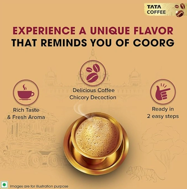Tata Coffee Quick Filter Decoction Liquid, Coorg Kaapi-200ml