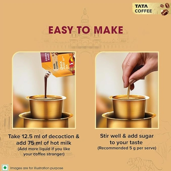 Tata Coffee Quick Filter Decoction Liquid, Coorg Kaapi-200ml