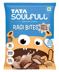 Tata Soulfull Ragi Bites Strawberry Fills, Choc Fills, Vanilla Fills - 102gm(17gmx2N+17gmx2N+17gmx2N)
