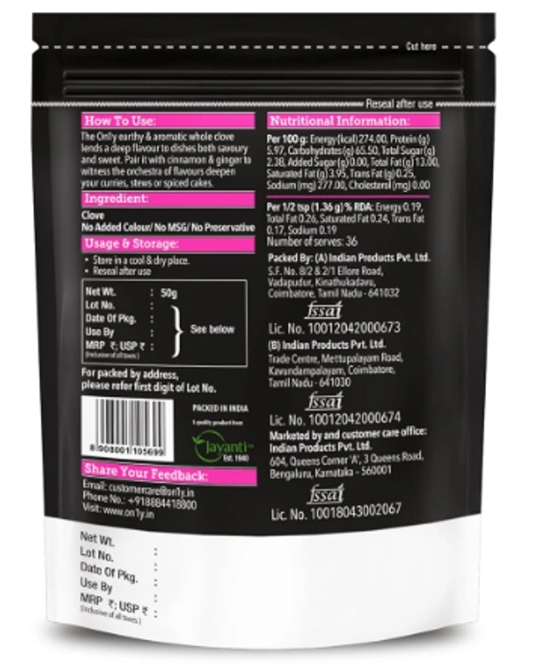 The Only Clove you Need, Lavang / Laung - 50gm