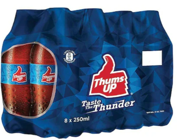 Thums Up Pet Bottle-250ml, 8bottles