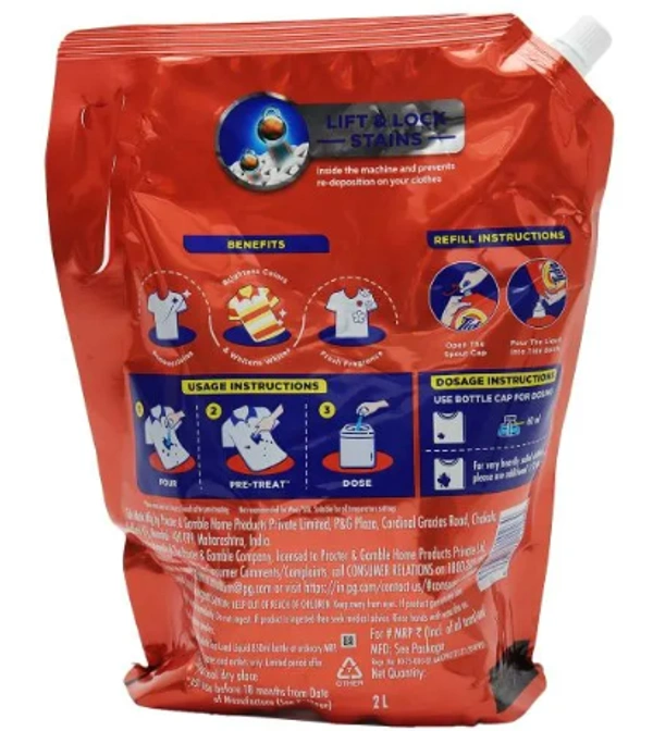 Tide Matic,Top Load, Super Saver Pack-2ltr