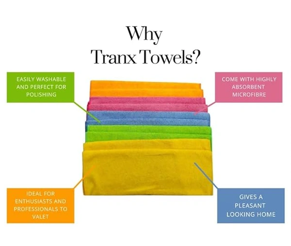 Trans Microfiber Towels, Cleaning cloth-6pcs(30cmx35cm)