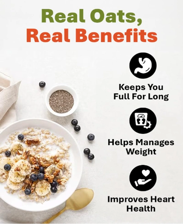 True Elements Rolled Oats-500gm