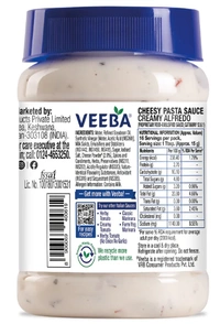 Veeba Cheesy Pasta Sauce, Creamy Alfredo-250gm
